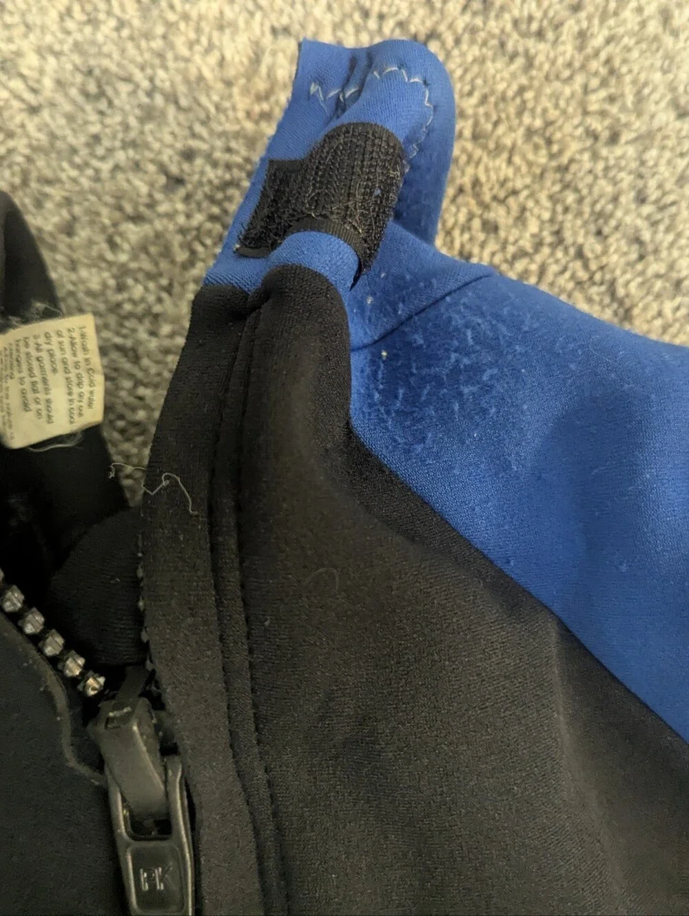 Kids Shorty Wetsuit - Black & Blue
